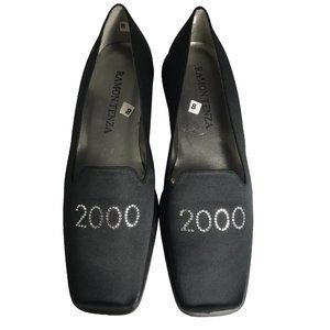 Ramon Tenza Black 2000 Flats Size 8